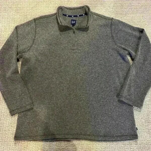 Gap 1/4 zip pullover‎ Men’s size XXL color Gray